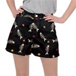 Pattern Design Seamless Fishbone Women s Ripstop Shorts