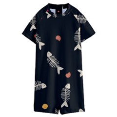 Kids  Boyleg Half Suit Swimwear 