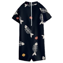 Kids  Boyleg Half Suit Swimwear 