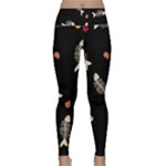 Pattern Design Seamless Fishbone Lightweight Velour Classic Yoga Leggings