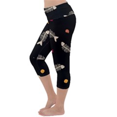 Lightweight Velour Capri Yoga Leggings 