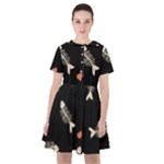 Pattern Design Seamless Fishbone Sailor Dress