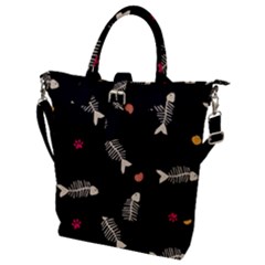 Buckle Top Tote Bag 