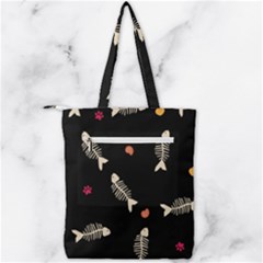 Double Zip Up Tote Bag 