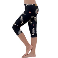Kids  Lightweight Velour Capri Leggings  