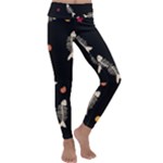 Pattern Design Seamless Fishbone Kids  Lightweight Velour Classic Yoga Leggings