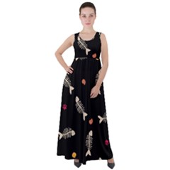 Empire Waist Velour Maxi Dress 