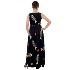 Empire Waist Velour Maxi Dress 