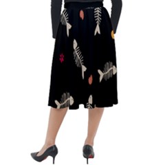 Classic Velour Midi Skirt  