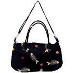 Pattern Design Seamless Fishbone Removable Strap Handbag