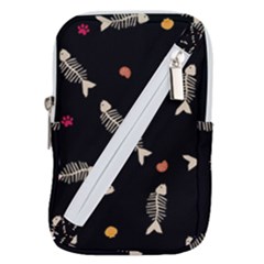 Pattern Design Seamless Fishbone Belt Pouch Bag (Large) from ArtsNow.com