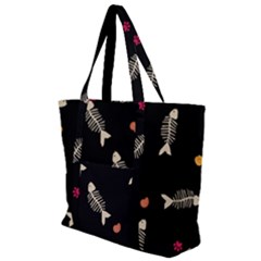 Zip Up Canvas Bag 