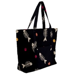 Zip Up Canvas Bag 