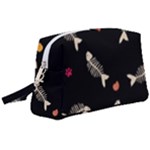 Pattern Design Seamless Fishbone Wristlet Pouch Bag (Large)