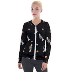 Velvet Zip Up Jacket 