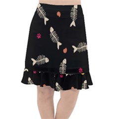Fishtail Chiffon Skirt 