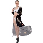 Pattern Design Seamless Fishbone Maxi Chiffon Beach Wrap