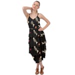 Pattern Design Seamless Fishbone Layered Bottom Dress