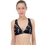 Pattern Design Seamless Fishbone Classic Banded Bikini Top
