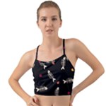 Pattern Design Seamless Fishbone Mini Tank Bikini Top