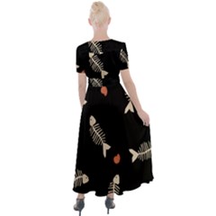 Button Up Short Sleeve Maxi Dress 