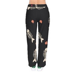 Women Velvet Drawstring Pants 