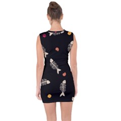 Lace Up Front Bodycon Dress 