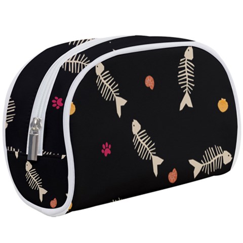 Pattern Design Seamless Fishbone Make Up Case (Large) from ArtsNow.com