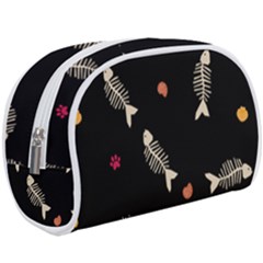 Pattern Design Seamless Fishbone Make Up Case (Large) from ArtsNow.com