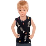 Pattern Design Seamless Fishbone Kids  Sport Tank Top