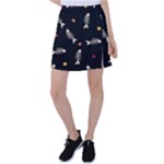 Pattern Design Seamless Fishbone Tennis Skirt