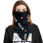 Pattern Design Seamless Fishbone Face Covering Bandana (Triangle)