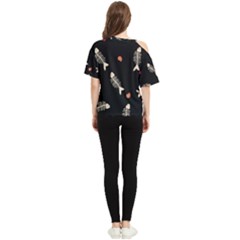 One Shoulder Cut Out T-Shirt 