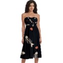 Knee-Length Strapless Bra Top Dress 