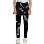 Pattern Design Seamless Fishbone Kids  Skirted Pants