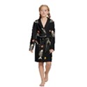 Kids  Long Sleeve Velvet Lounge Robe 