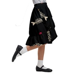 Kids  Ruffle Flared Wrap Midi Skirt 