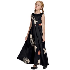 Kids  Satin Sleeveless Maxi Dress 