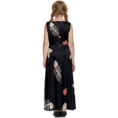 Kids  Satin Sleeveless Maxi Dress 