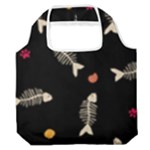 Pattern Design Seamless Fishbone Premium Foldable Grocery Recycle Bag