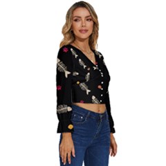Long Sleeve V-Neck Top 