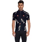 Pattern Design Seamless Fishbone Men s Short Sleeve Cycling Jersey