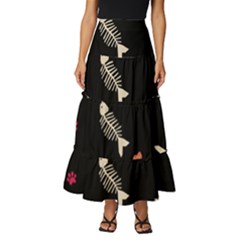 Tiered Ruffle Maxi Skirt 