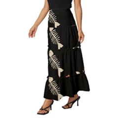 Tiered Ruffle Maxi Skirt 
