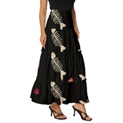 Tiered Ruffle Maxi Skirt 