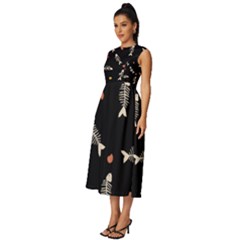 Sleeveless Round Neck Midi Dress 