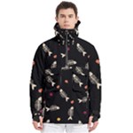 Pattern Design Seamless Fishbone Men s Pullover Zip Ski and Snowboard Waterproof Breathable Jacket