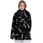 Pattern Design Seamless Fishbone Women s Pullover Zip Ski and Snowboard Waterproof Breathable Jacket