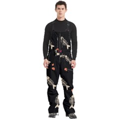 Men s Front Zip Ski And Snowboard Bib Pants 