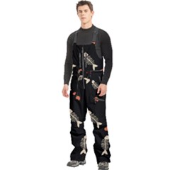 Men s Front Zip Ski And Snowboard Bib Pants 
